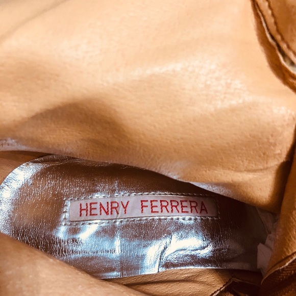 🌺🌺🌺HENRY FERRERA LEATHER BOOTS SIZE 38.5 - Picture 8 of 8